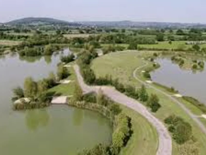 Angling at Little Hayes, a prolific runs water at Todber Manor Fisheries.