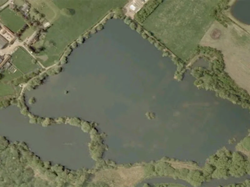 The Main Lake at Catch 22 Fishery in Norfolk